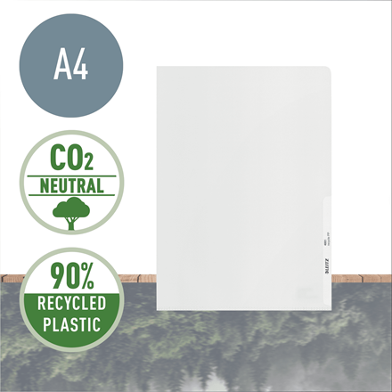 Leitz Recycle muovitasku 140my PP app., CO2 hiilineutraali - Muovitaskut - 40011003 - 1