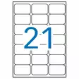 Apli tulostusetiketti 21-os 63,5 x 38,1 mm - Kopiotarrat - 2414 - 2