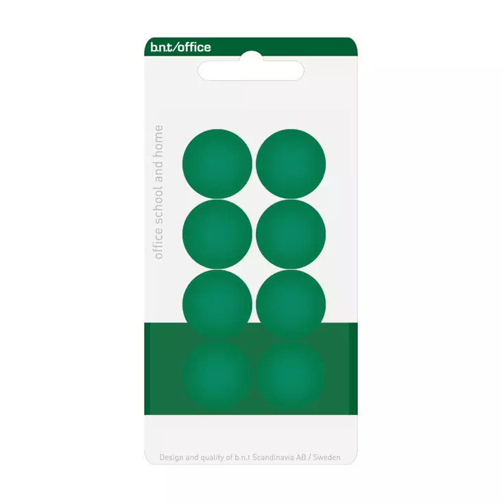 Taulumagneetti 20mm, vihreä - Taulutarvikkeet - 884504 - 1