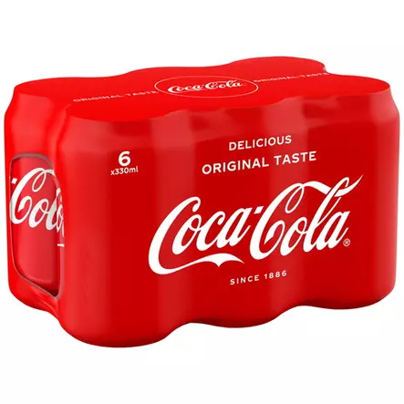 Coca-Cola 0,33L, 6-pack - Virvoitusjuomat ja vedet - 5449965 - 1