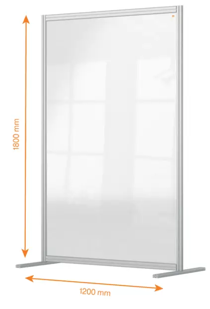 Nobo Premium Plus väliseinämoduuli kirkas akryyli 120x180cm - Lattiasermit - 1915515 - 1