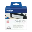 Brother DK-22205 rullatarra 62 mm, musta/valkoinen - Brother tarrarullat - DK22205 - 1
