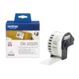 Brother DK-22225 rullatarra 38mm, musta/valkoinen - Brother tarrarullat - DK22225 - 2