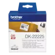 Brother DK-22225 rullatarra 38mm, musta/valkoinen - Brother tarrarullat - DK22225 - 1