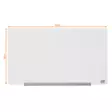 Nobo lasitaulu Widescreen 31" valkoinen - Valkotaulut - 1905175 - 1