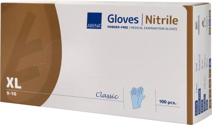 ABENA Classic nitriilikäsine XL sininen - Suojavarusteet - 1999905275 - 1