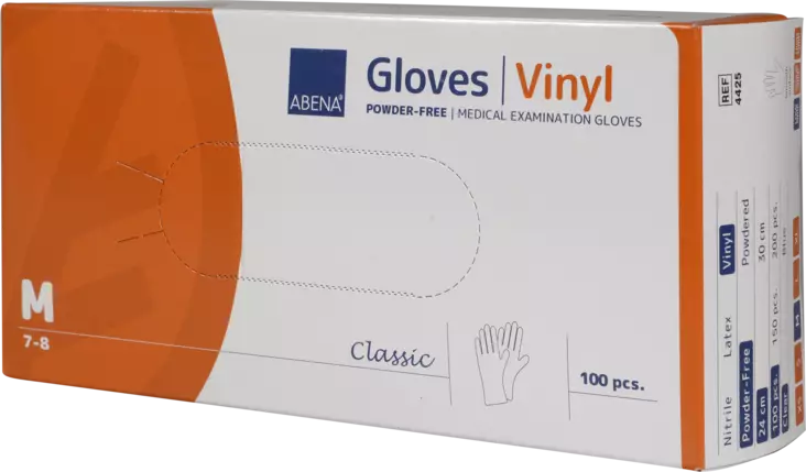 Abena Classic vinyylikäsine M läpikuultava - Suojavarusteet - 4425 - 1