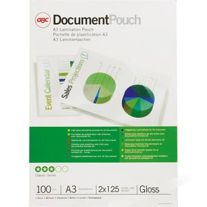 GBC Laminointitasku A3 2x125mic - Laminointitaskut - 3200725 - 1