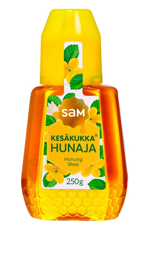 Hunajainen SAM Kesäkukka Hunaja 250g - Sokerit ja makeutusaineet - 6411410000445 - 1