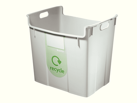 Leitz Basko Paperikori 40 L, harmaa - Paperikorit - 52090085 - 1