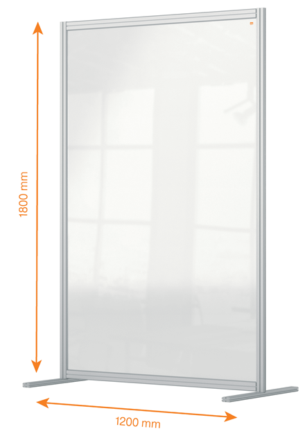 Nobo Premium Plus väliseinämoduuli kirkas akryyli 120x180cm - Lattiasermit - 1915515 - 1