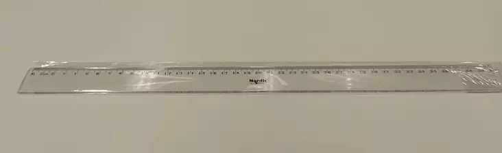 NO viivain, läpinäkyvä, 40 cm - Viivaimet - 170285 - 1