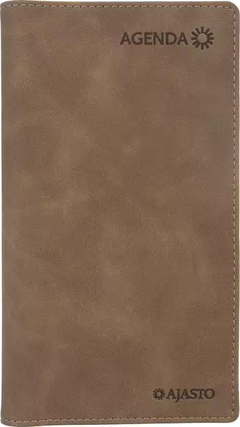 Agenda horizontal, ruskea 2026 - Taskukalenterit - 2673108826 - 1