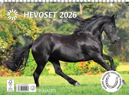 Hevoset 2026 - Seinäkalenterit - 2670304026 - 1