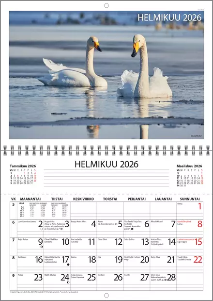Mappikalenteri 2026 - Seinäkalenterit - 2670312026 - 2