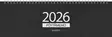 Pöytämemo, musta 2026 - Pöytäkalenterit - 2677203016 - 1
