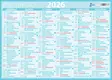 Suuri seinäalmanakka 2026 - Seinäkalenterit - 2671628026 - 2