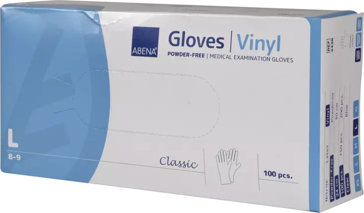 Abena Classic vinyylikäsine L läpikuultava - Suojavarusteet - 4426 - 1