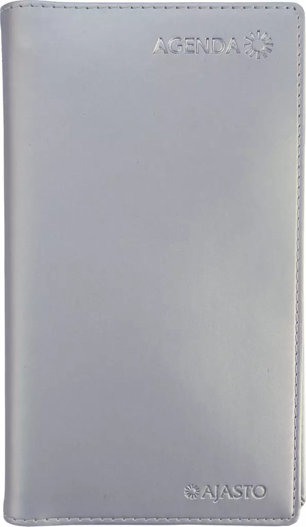 Agenda, svenskspråkig, silver 2026 - Taskukalenterit - 2673100826 - 1