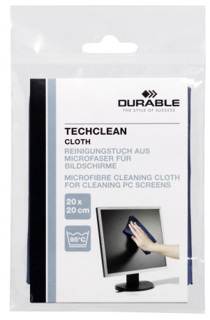Durable Techclean mikrokuituliina 20 x 20cm - ATK:n puhdistustarvikkeet - 579406 - 1