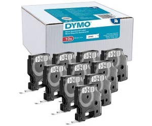 Dymo tarrateippi 9mm musta/valkoinen - Dymo teippitarrat - 2093096 - 1