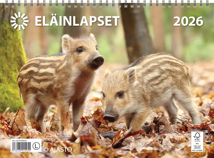 Eläinlapset 2026 - Seinäkalenterit - 2670300026 - 1