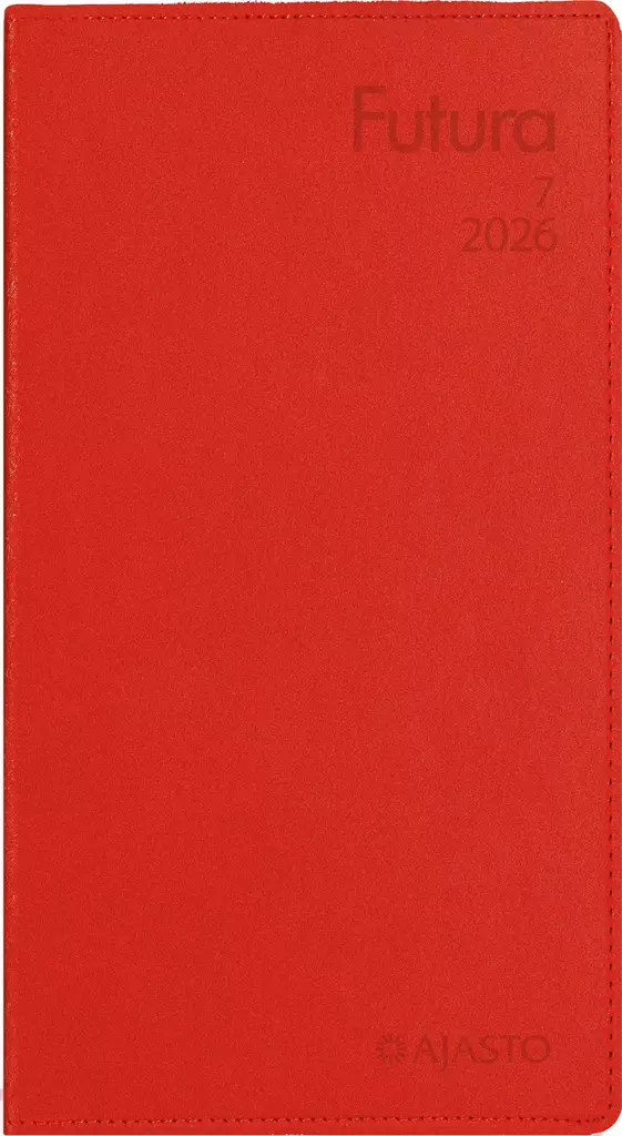 Futura 7, punainen 2026 - Taskukalenterit - 2673105126 - 1