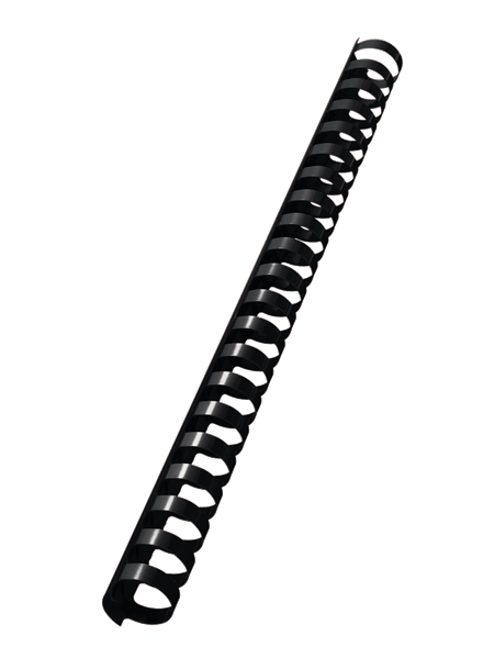 Kierresidontakampa Leitz 19mm musta - Teräskierteet, kammat ja sidontakannet - 10976 - 1