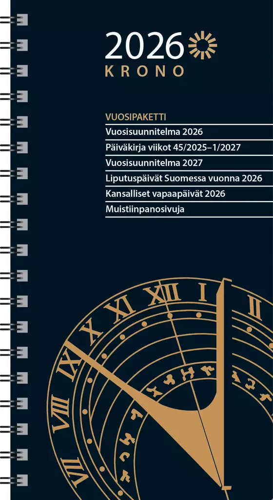 Krono-vuosipaketti 2026 - Taskukalenterit - 2673111926 - 1