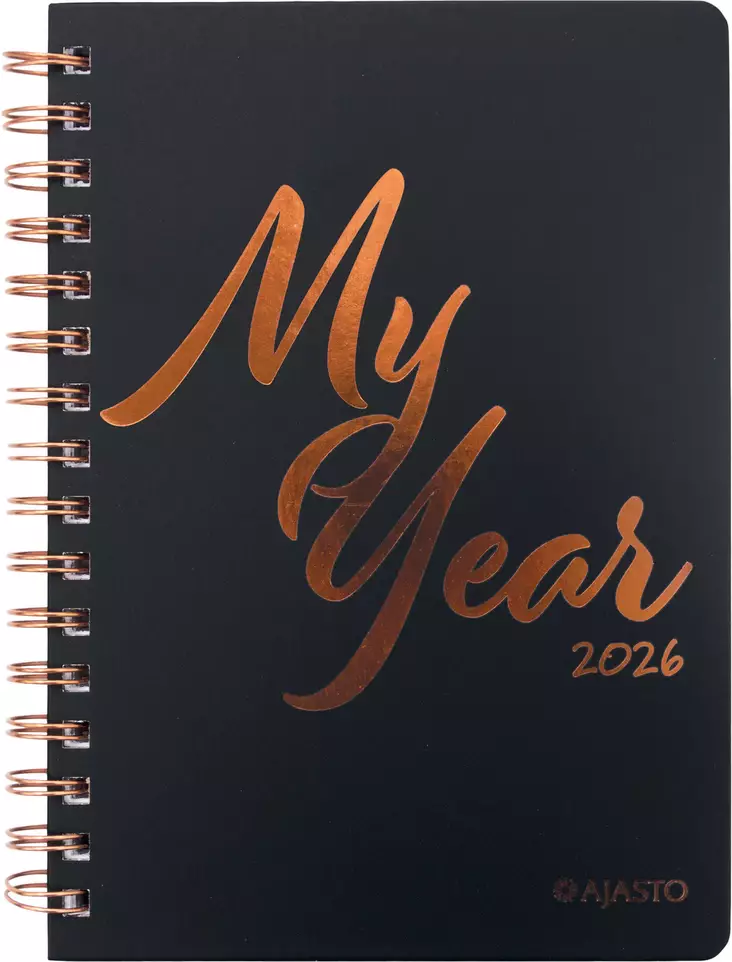My Year, musta 2026 - Pöytäkalenterit - 2676524526 - 1
