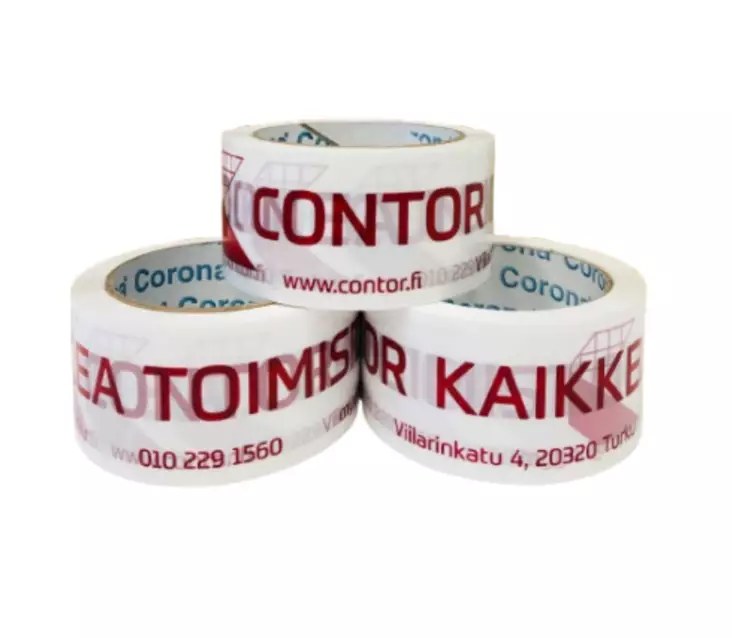 Pakkausteippi Painatuksella Silent PVC Solvent 50mm x 66m - Pakkausteipit - SPS5066 - 1