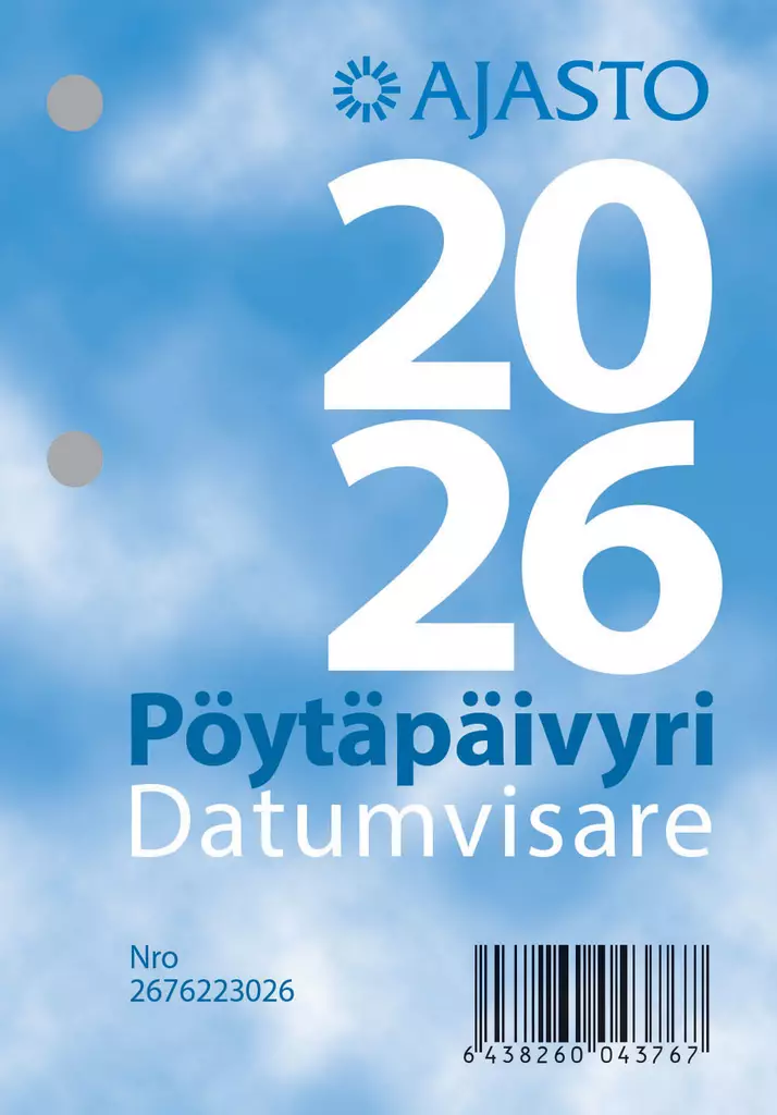 Pöytäpäivyri/Datumvisare 2026 - Pöytäkalenterit - 2676223026 - 1