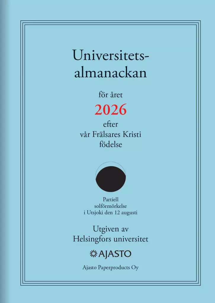 Universitetsalmanackan 2026 - Taskukalenterit - 2671660826 - 1