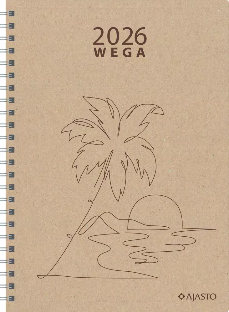 Wega Eko, beige 2026 - Pöytäkalenterit - 2676229416 - 1