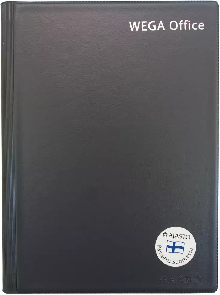 Wega Office, tummanharmaa 2026 - Pöytäkalenterit - 2676229216 - 1