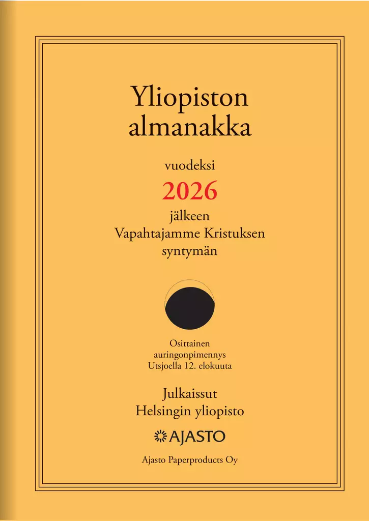 Yliopiston almanakka A4 2026 - Pöytäkalenterit - 2671661026 - 1