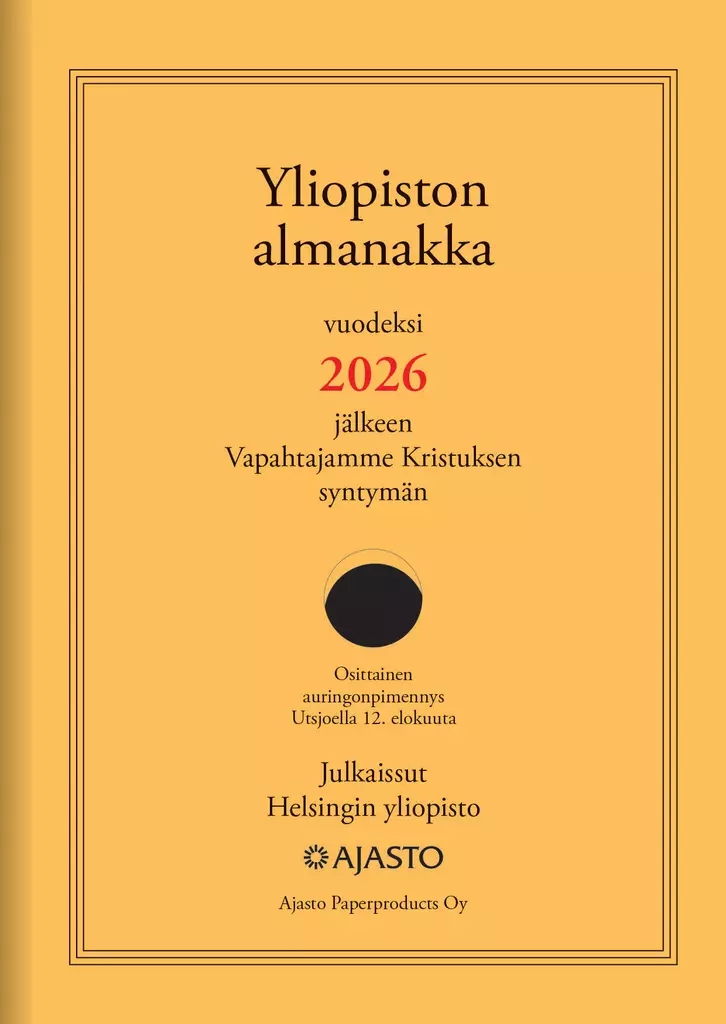 Yliopiston almanakka A6 2026 - Taskukalenterit - 2671660026 - 1