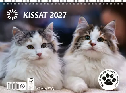 Kissat 2027 - Seinäkalenterit - 2670305027 - 1