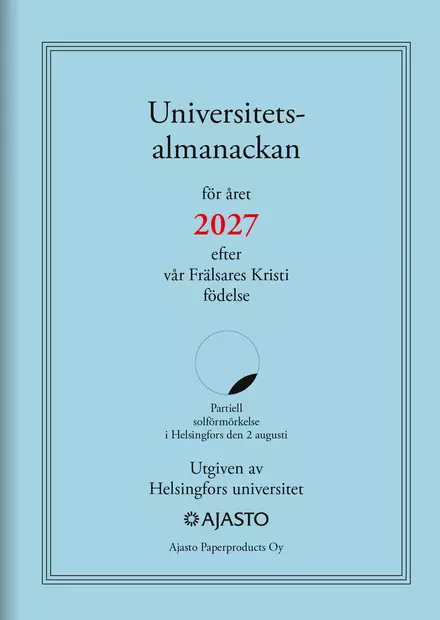 Universitetsalmanackan 2027 - Taskukalenterit - 2671660827 - 1