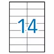 Apli tulostusetiketti 14-os 42,4 x 105 mm - Kopiotarrat - 1277 - 2
