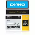Dymo Industrial 9mm vinyyli white/black - Dymo teippitarrat - 1805437 - 1