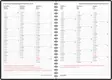Wega Plus, musta 2027 - Pöytäkalenterit - 2676229527 - 3