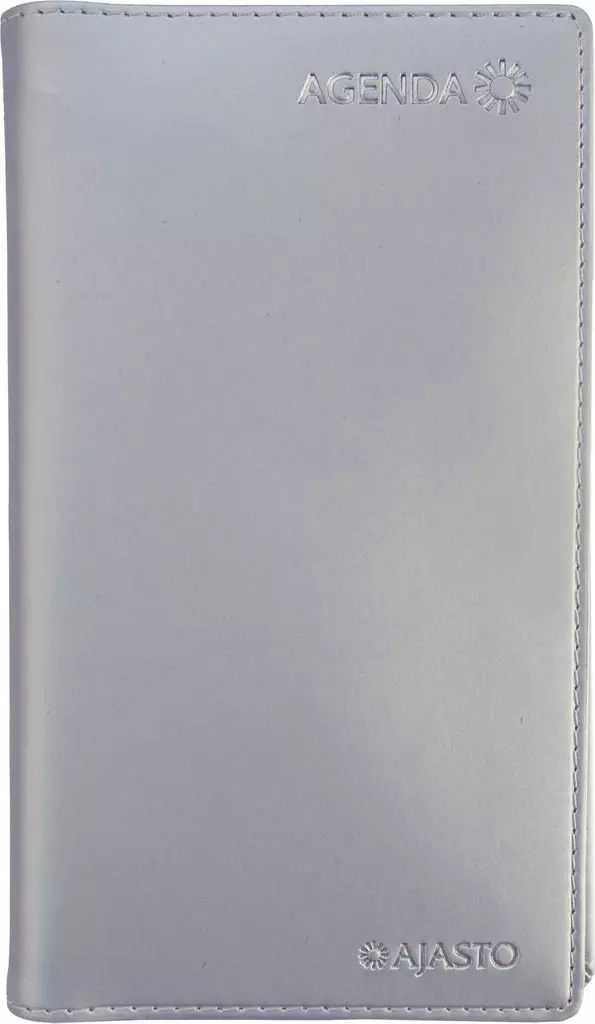 Agenda, svenskspråkig, silver 2027 - Taskukalenterit - 2673100827 - 1