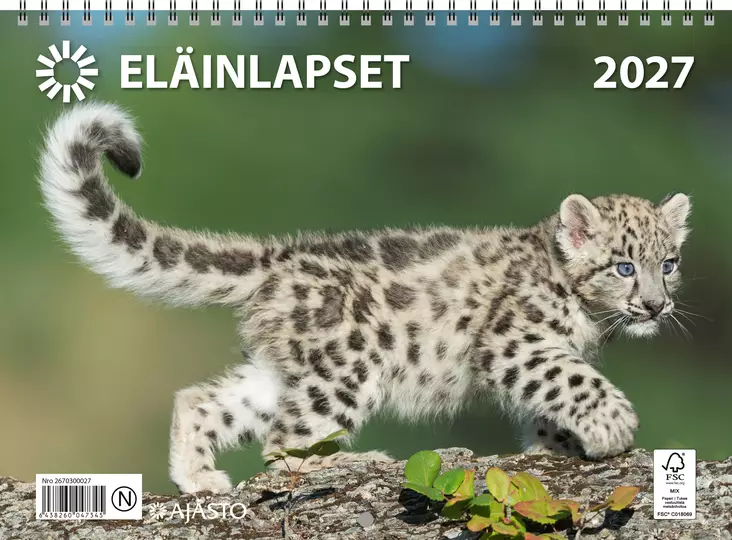 Eläinlapset 2027 - Seinäkalenterit - 2670300027 - 1