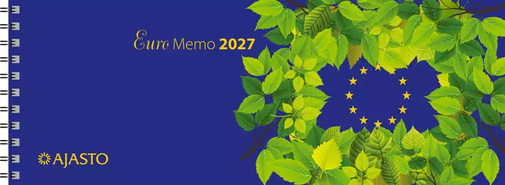 Euro Memo, sininen 2027 - Memo-kalenterit - 2677200027 - 1