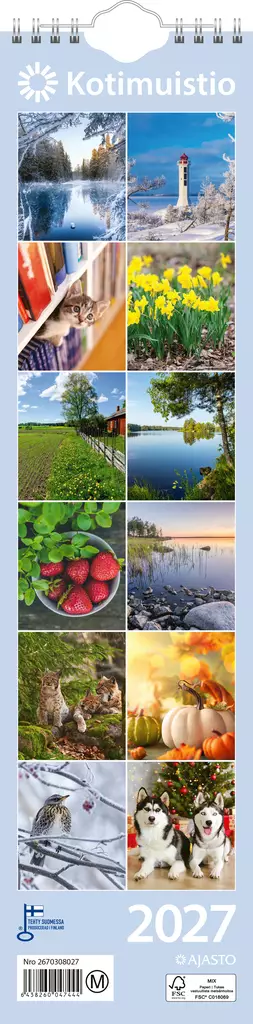 Kotimuistio/Hemkalendern 2027 - Seinäkalenterit - 2670308027 - 1