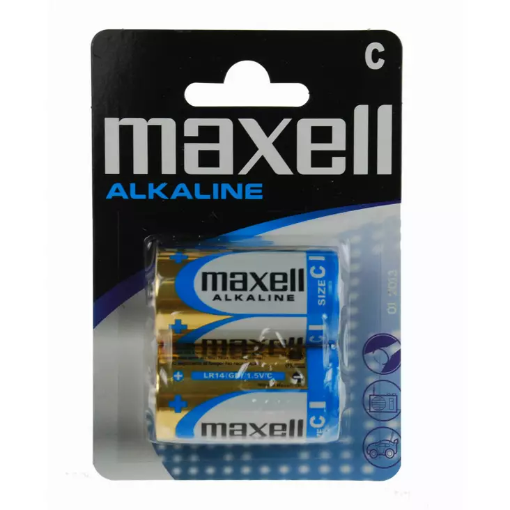 Maxell paristo LR-14 (C) 2-pack - Paristot - 774417 - 1