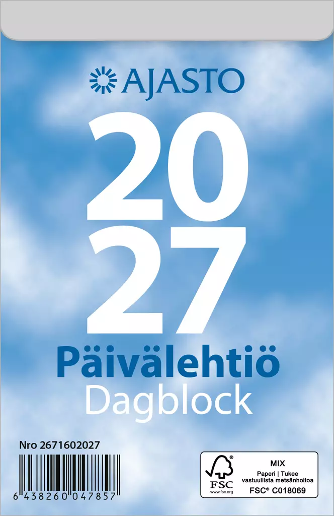 Päivälehtiö/Dagblock 2027 - Seinäkalenterit - 2671602027 - 1