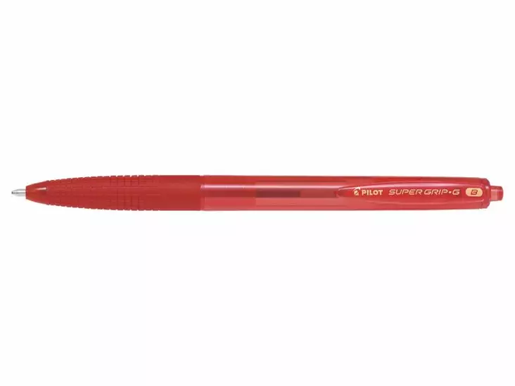 Pilot Super Grip G kuulakynä medium punainen - Kuulakynät ja tarvikkeet - 524417 - 1