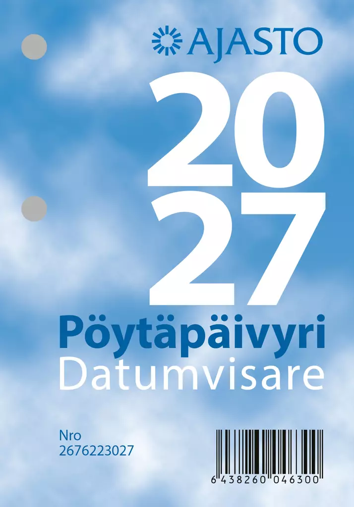 Pöytäpäivyri/Datumvisare 2027 - Pöytäkalenterit - 2676223027 - 1